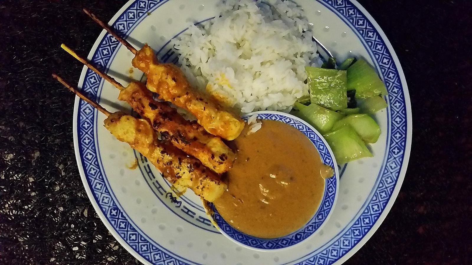 Satay de poulet